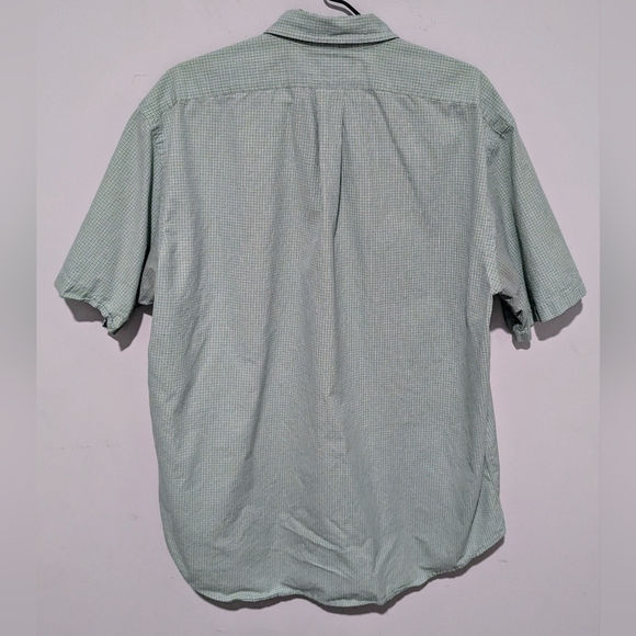Ralph Lauren Green Checkered Shirt Size L - Picture 3 of 3